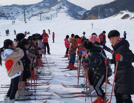 6万5千张滑雪票 让平山中小学生体验冰雪乐趣