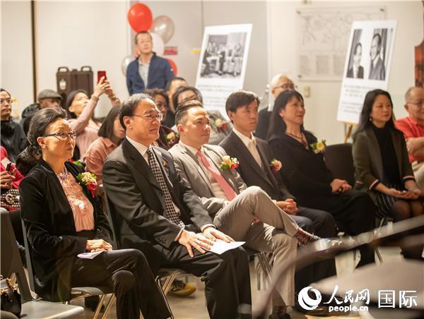 1月18日,人民网在旧金山举行“海外看中国·中美关系40年短纪录片”首映式现场